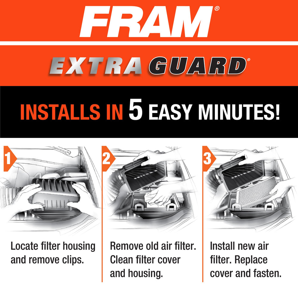 FRAM CA9997 captures dirt while maintaining airflow for efficient engine breathing.