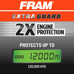 Close-up of FRAM CA9997 filter media demonstrating filtration and durability.