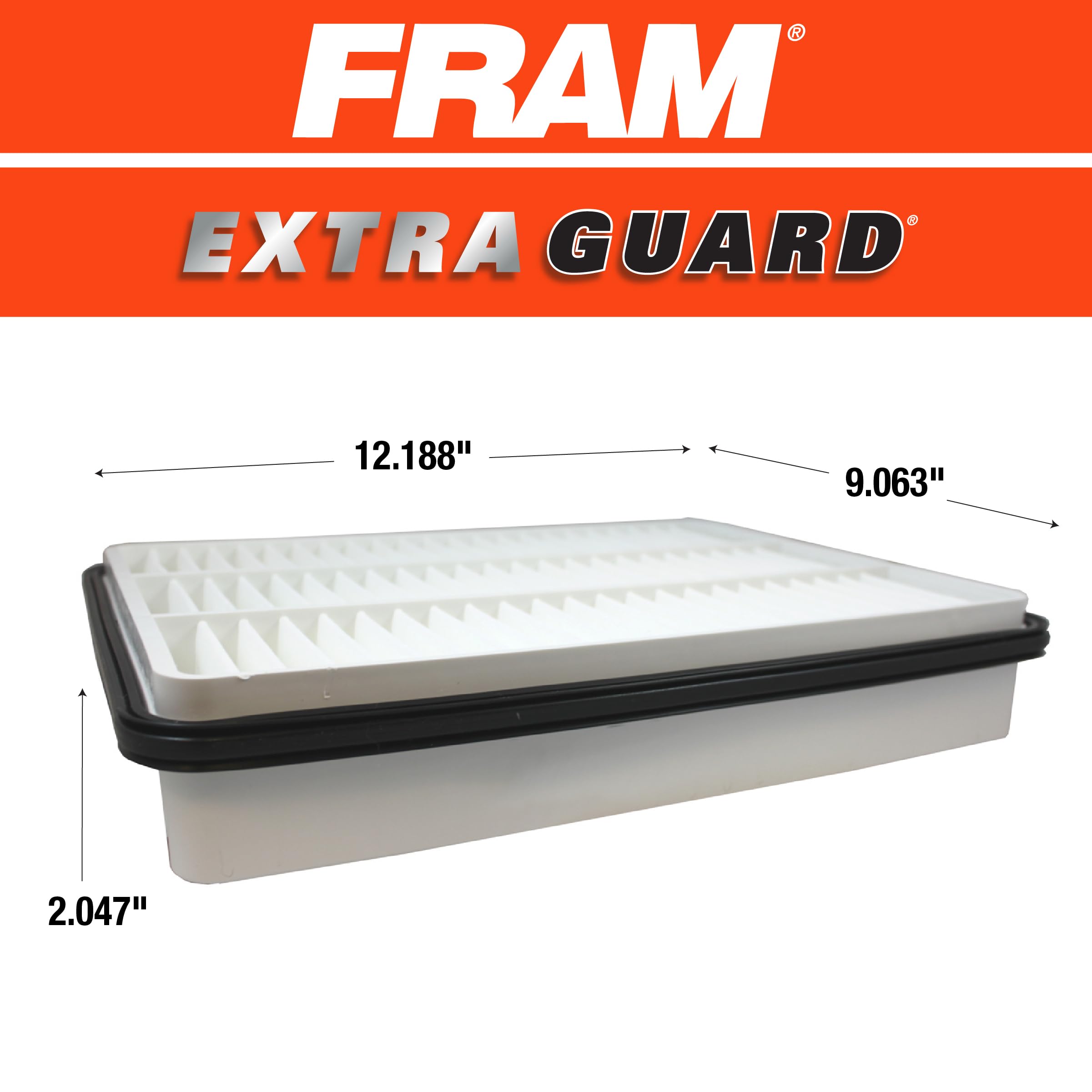 FRAM CA8918 air filter for Land Cruiser helps maintain engine performance.
