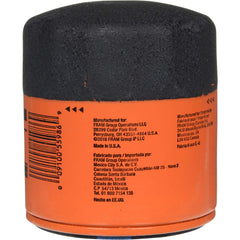 FRAM SureGrip surface on oil filter for easy installation and removal