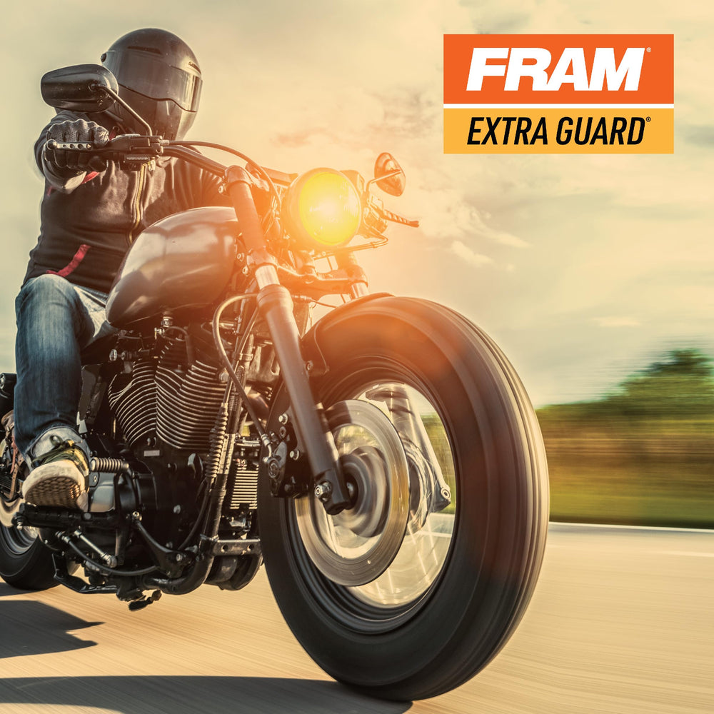 FRAM Extra Guard PH6022 filter media close-up, cellulose-glass blend for engine protection.