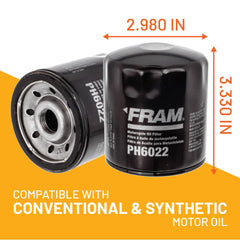 FRAM Extra Guard PH6022 filter packaging, ready for replacement.