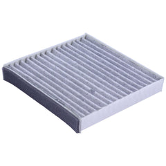 FRAM Fresh Breeze filter close-up shows embedded baking soda odor control.