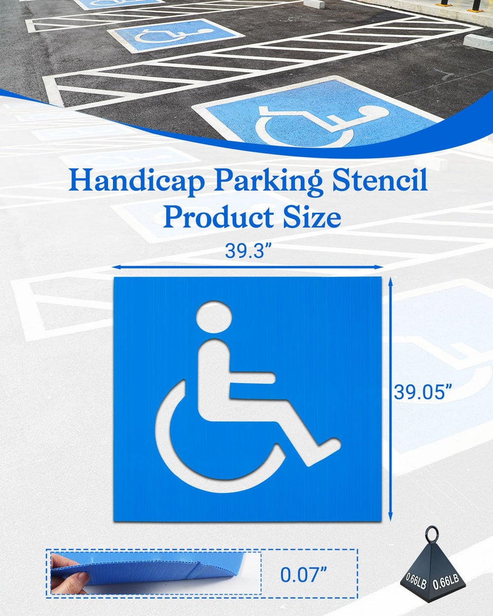 FrameFirm plastic material stencil durable and reusable for multiple paint jobs.