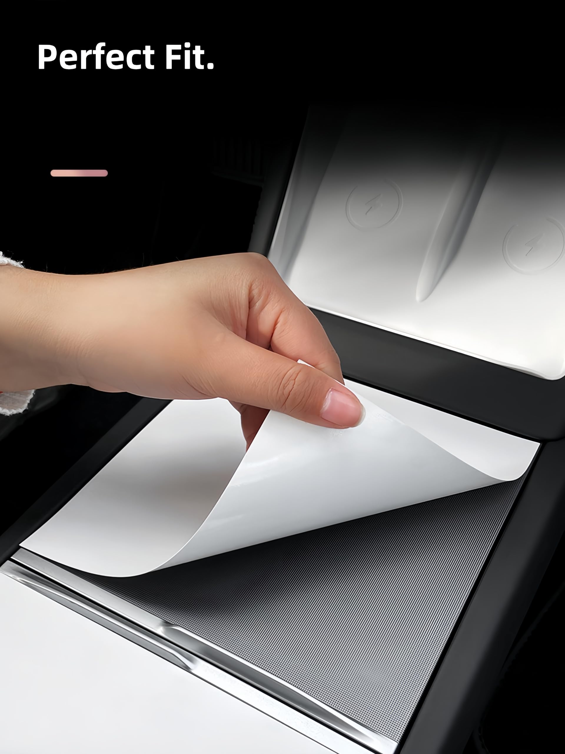 Frani white edition wrap installation guide with precise cutouts