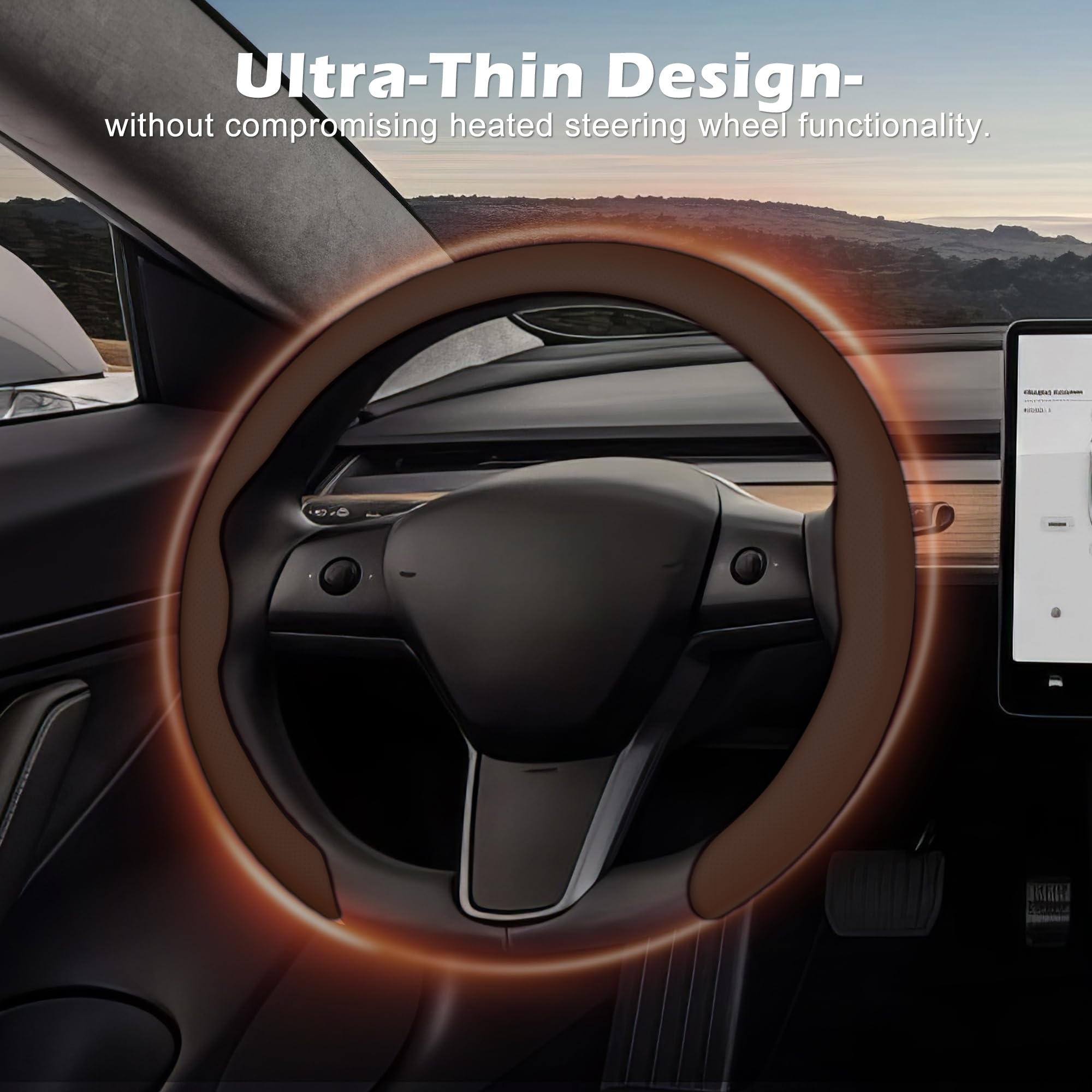 Protects original steering wheel from sweat, wear, and UV