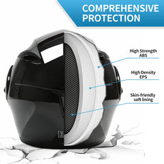 FRBRK interior shot emphasizes soft liner and EPS foam cushioning.