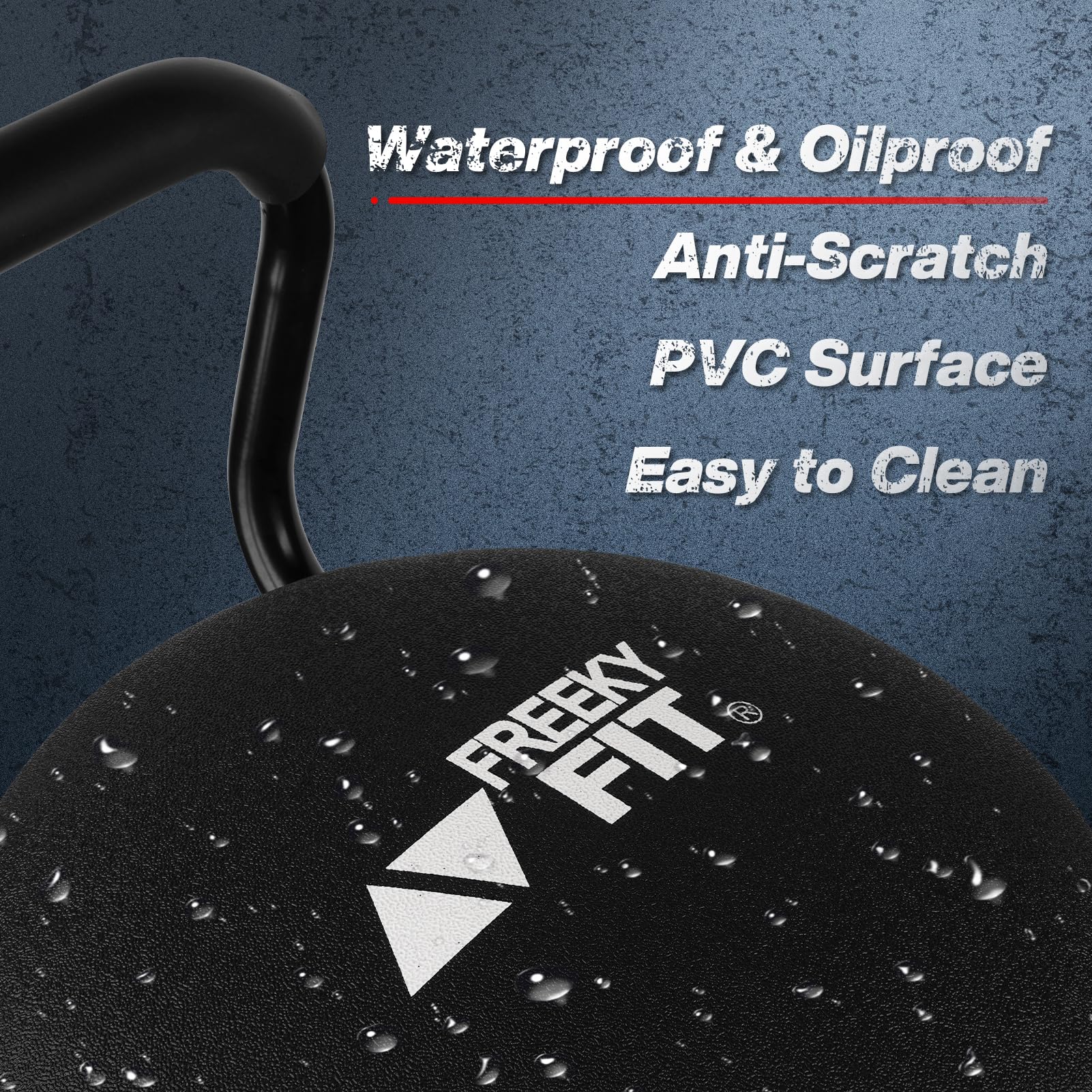 FreekyFit Stool backrest-ready design for comfortable long sessions