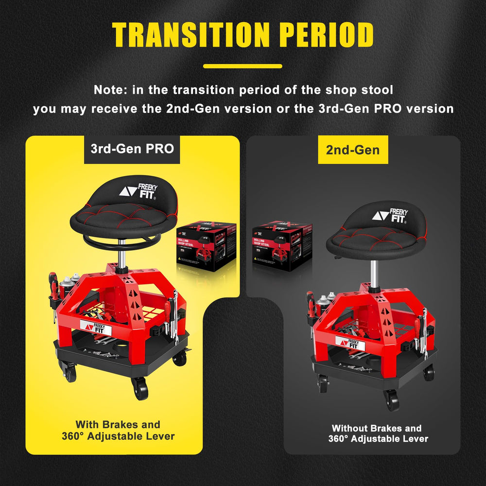 FreekyFit quiet durable casters glide smoothly on surfaces