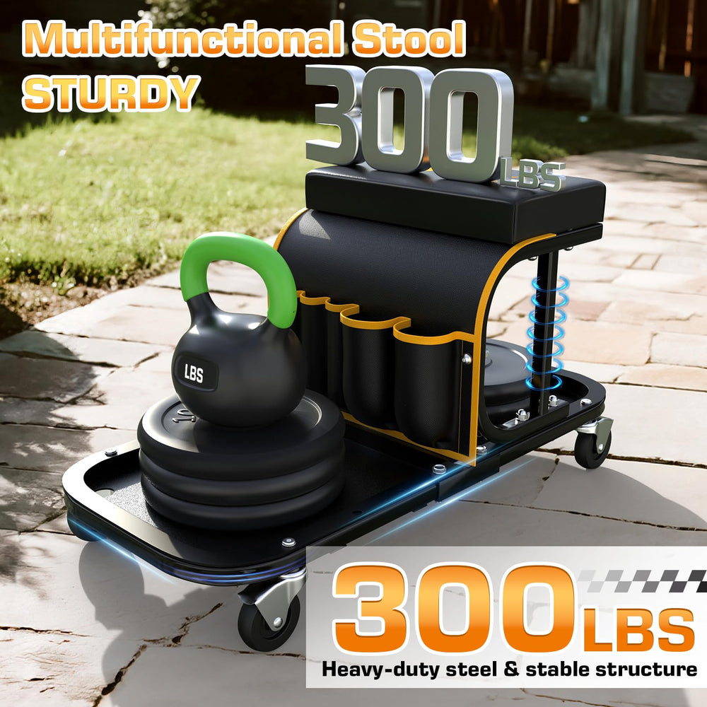 Sturdy FreekyFit steel frame supports up to 300 lbs