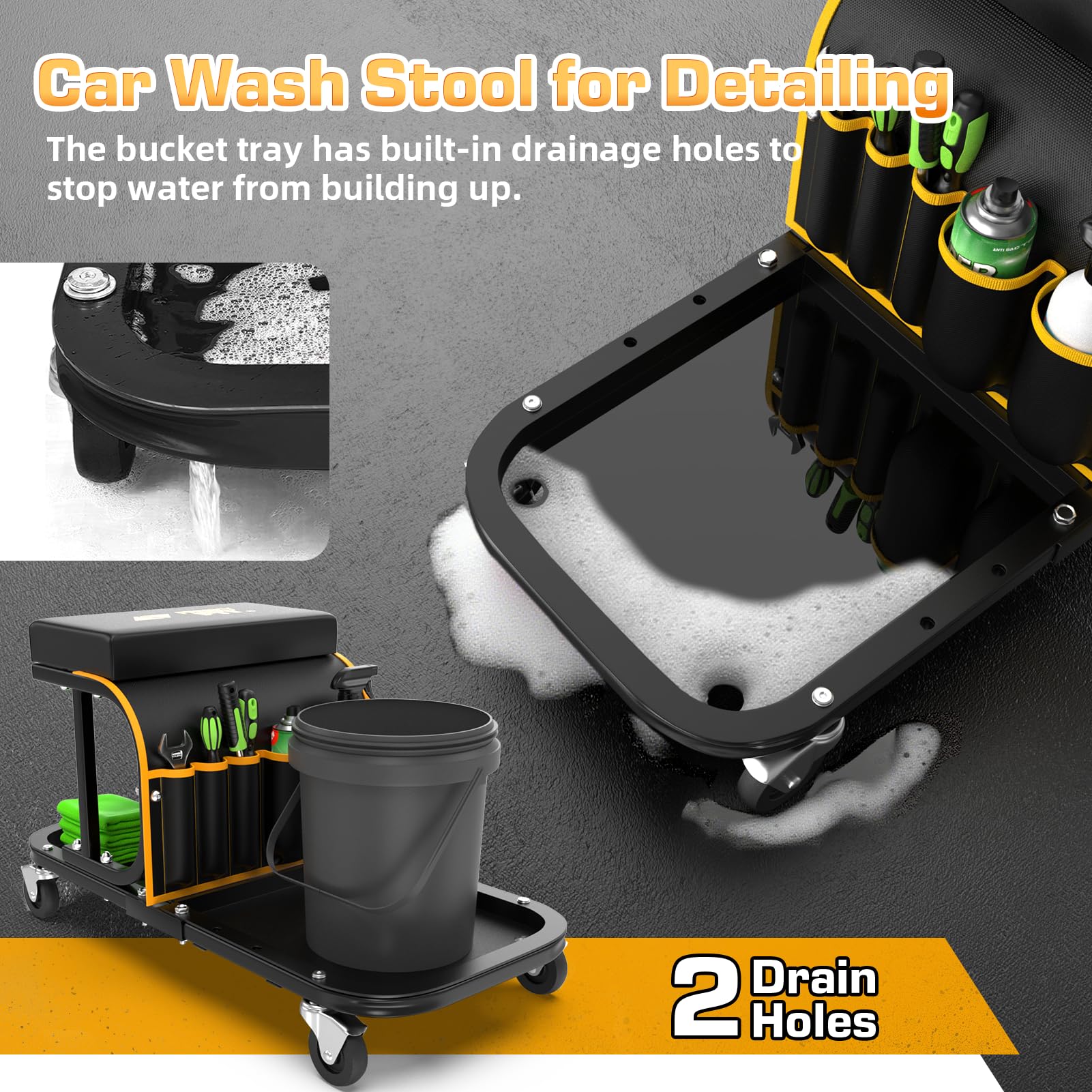 FreekyFit six swivel wheels glide smoothly for easy movement