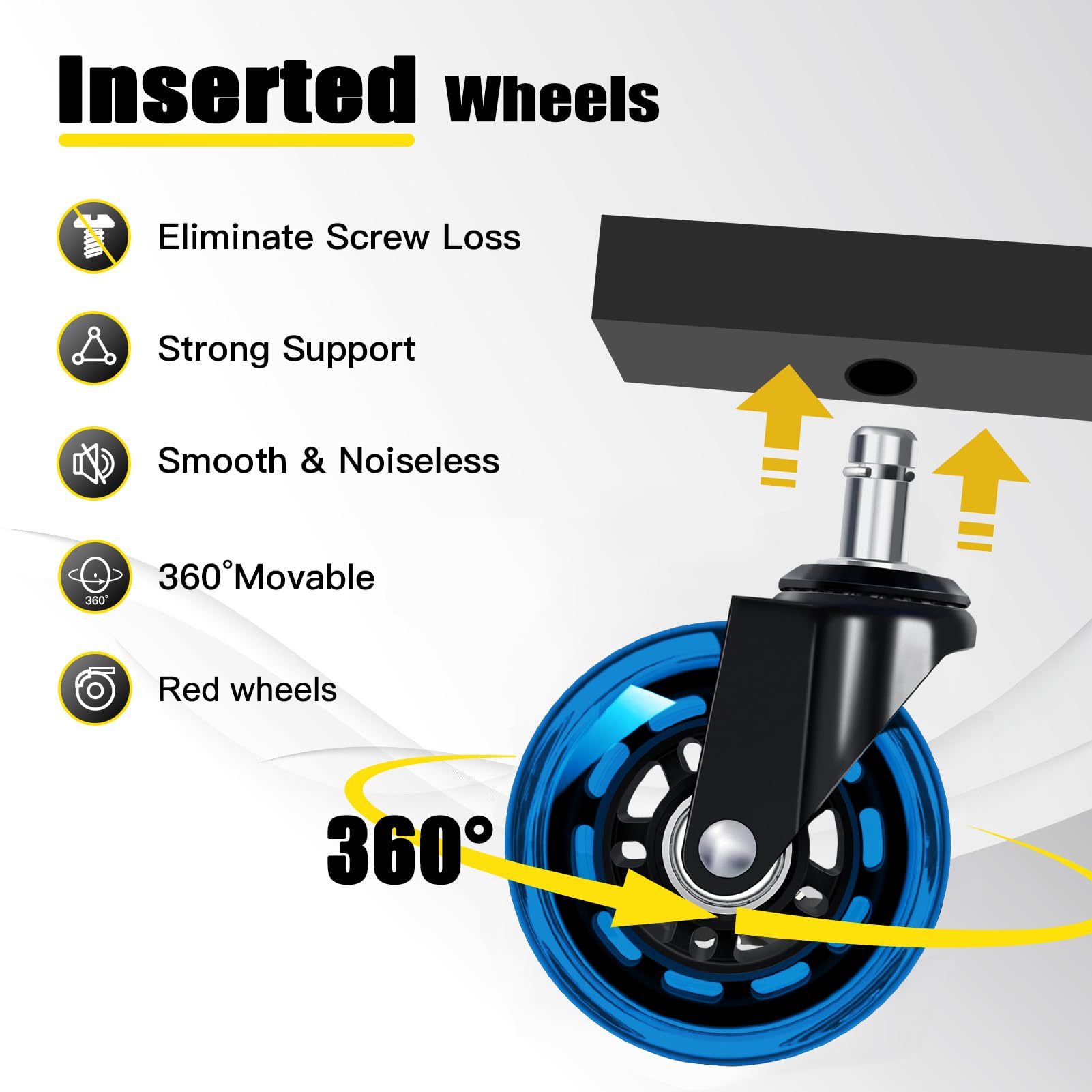 FreekyFit rolling stool height adjustment lets you set ergonomic work height.
