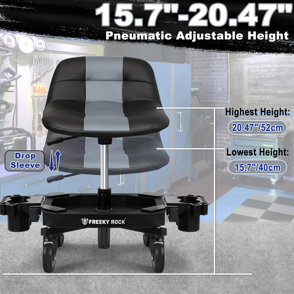 FREEKYROCK adjustable-height stool adapts to different tasks for comfort