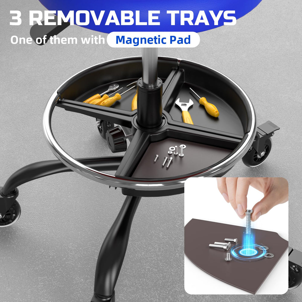 Freekyrock magnetic tray helps secure metal parts while you work.