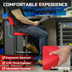 Freekyrock quiet caster wheels roll smoothly without noise.