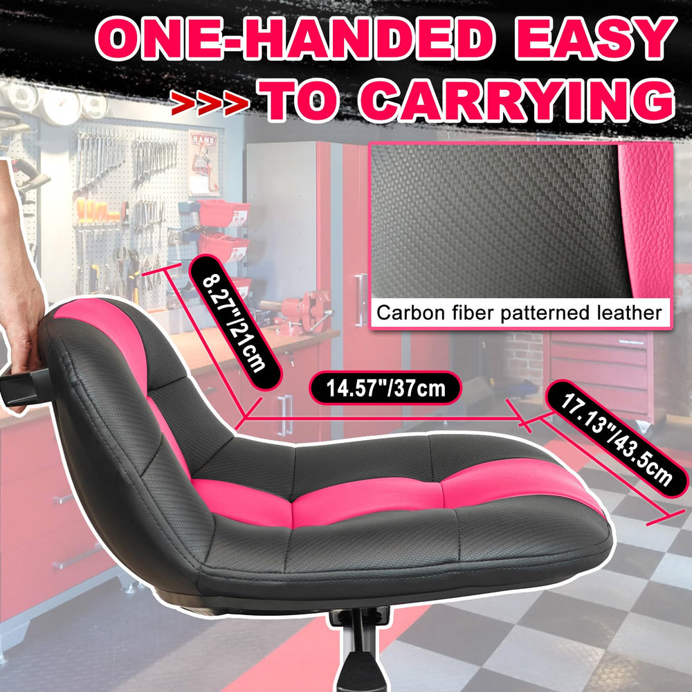 FREEKYROCK memory foam seat provides plush comfort for extended use