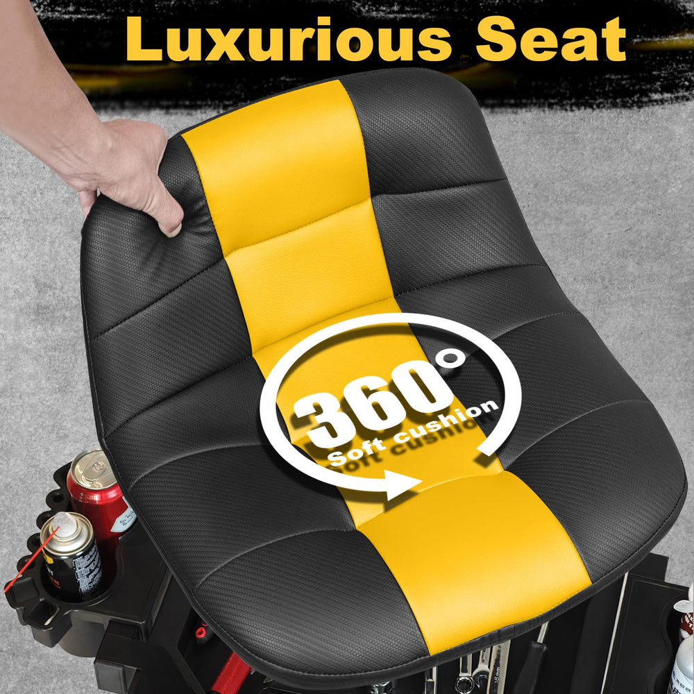 FREEKYROCK stool with backrest offering ergonomic support