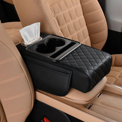 FREESOO center console cover leather protects the armrest while adding organization.