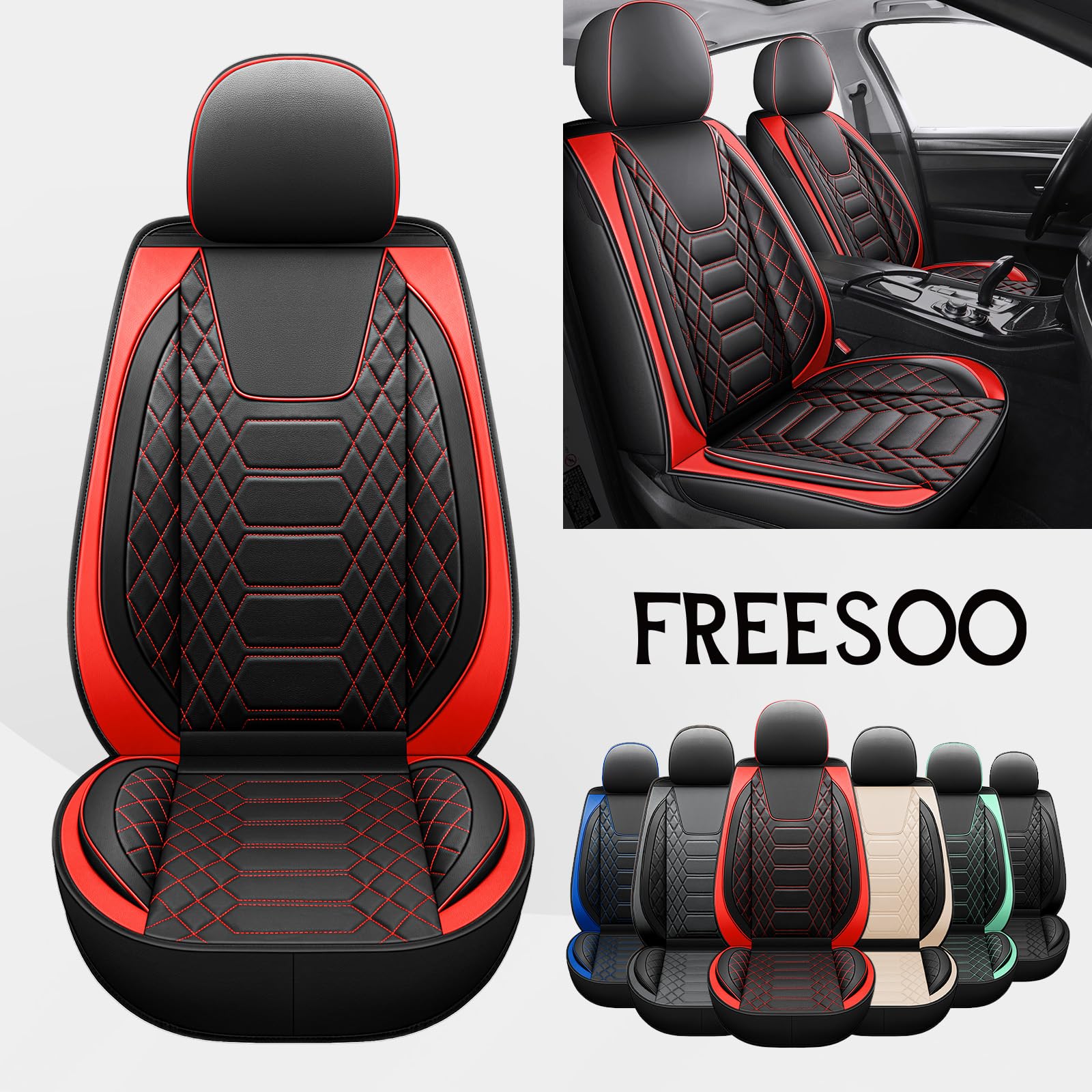 FREESOO waterproof faux leather demonstrate easy cleaning