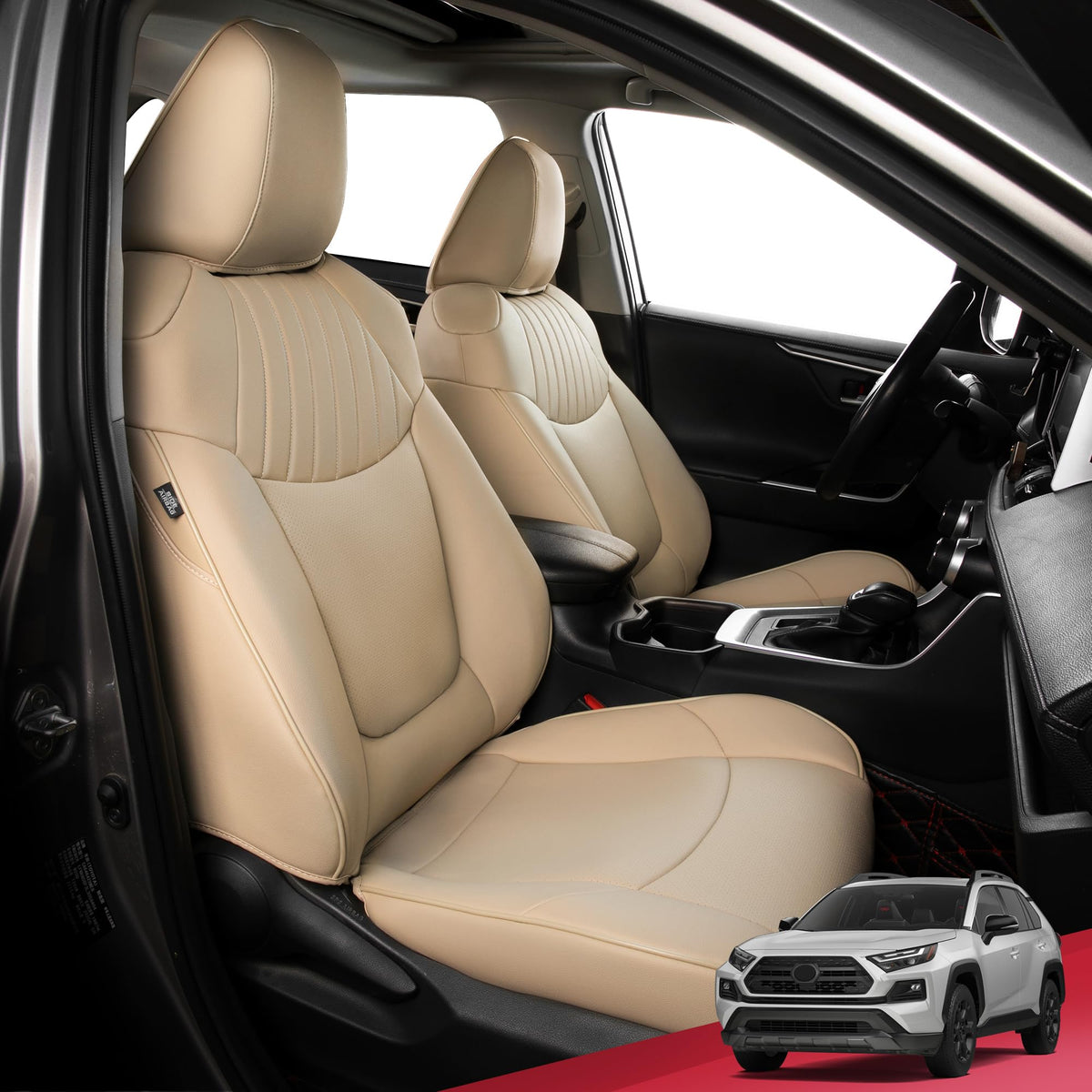 FREESOO RAV4 seat covers front seat—precise fit and protection for daily use.
