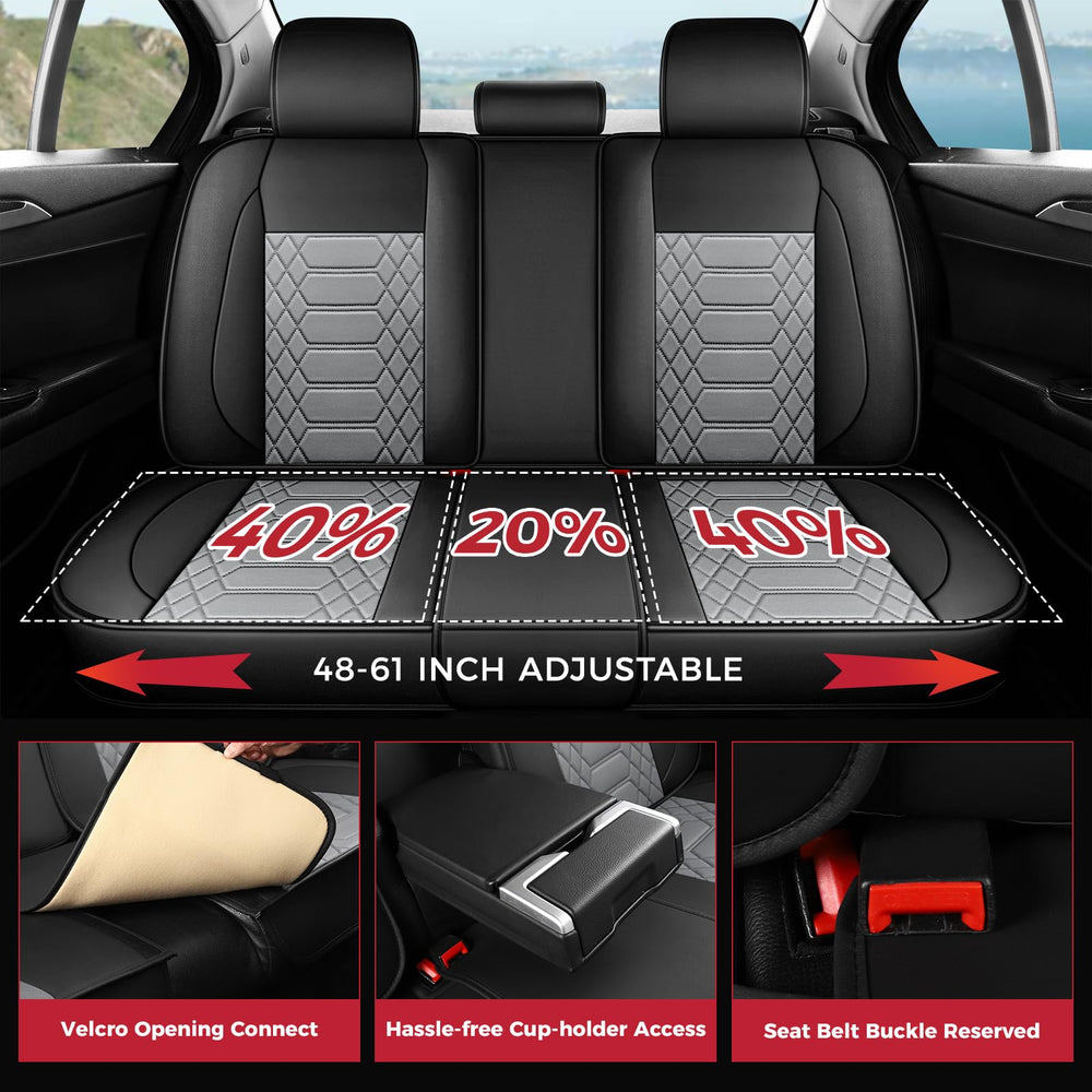 FREESOO rear seat covers protect upholstery while keeping passengers comfortable.