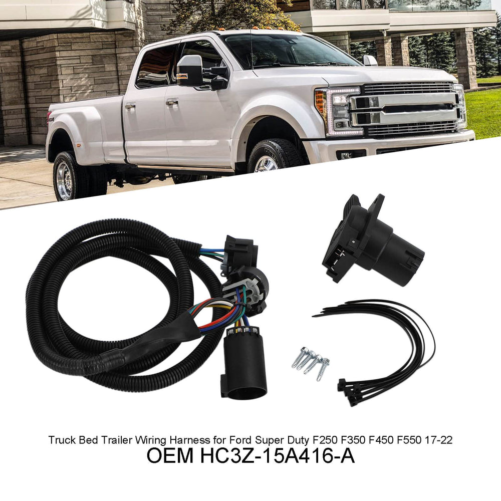 Frezon 7-pin trailer plug assembly enabling easy 5th wheel or gooseneck connections.