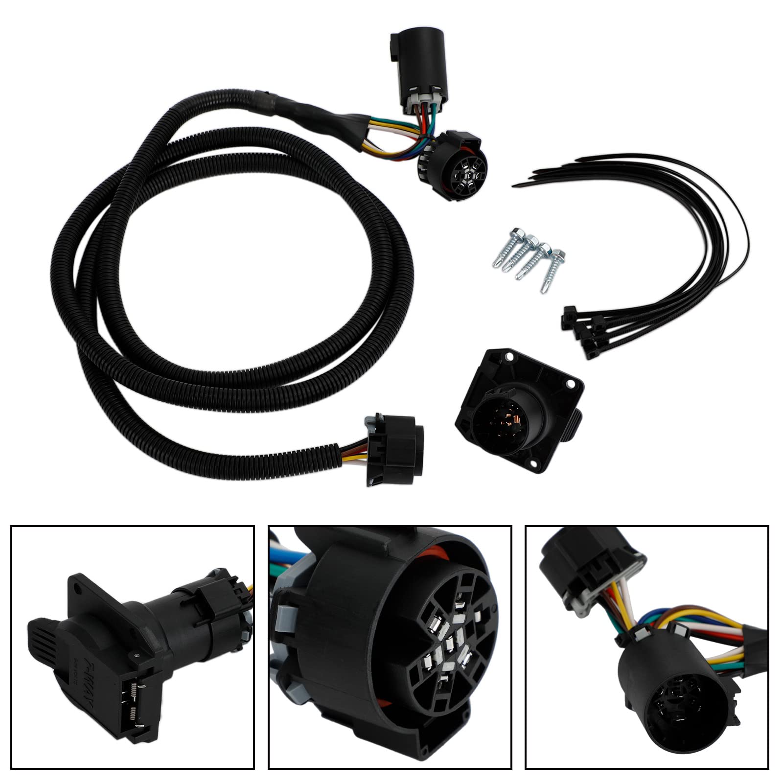 Frezon easy installation guide image showing harness placement.
