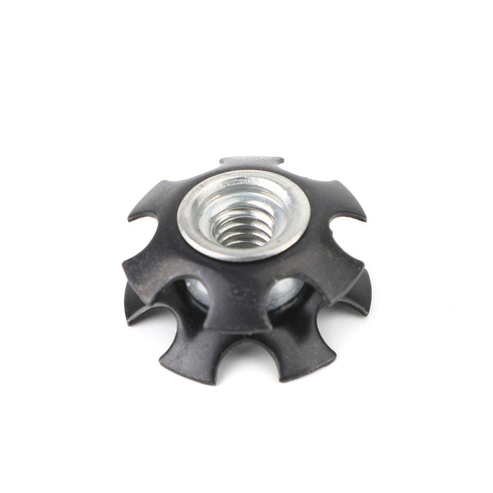 Frezon stainless steel nuts ready for RV ladder installation