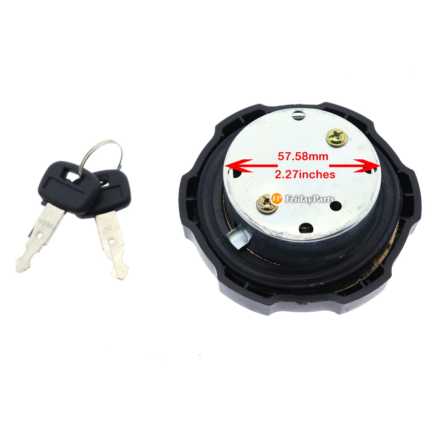 FridayParts keys 459A included with fuel cap for easy access.