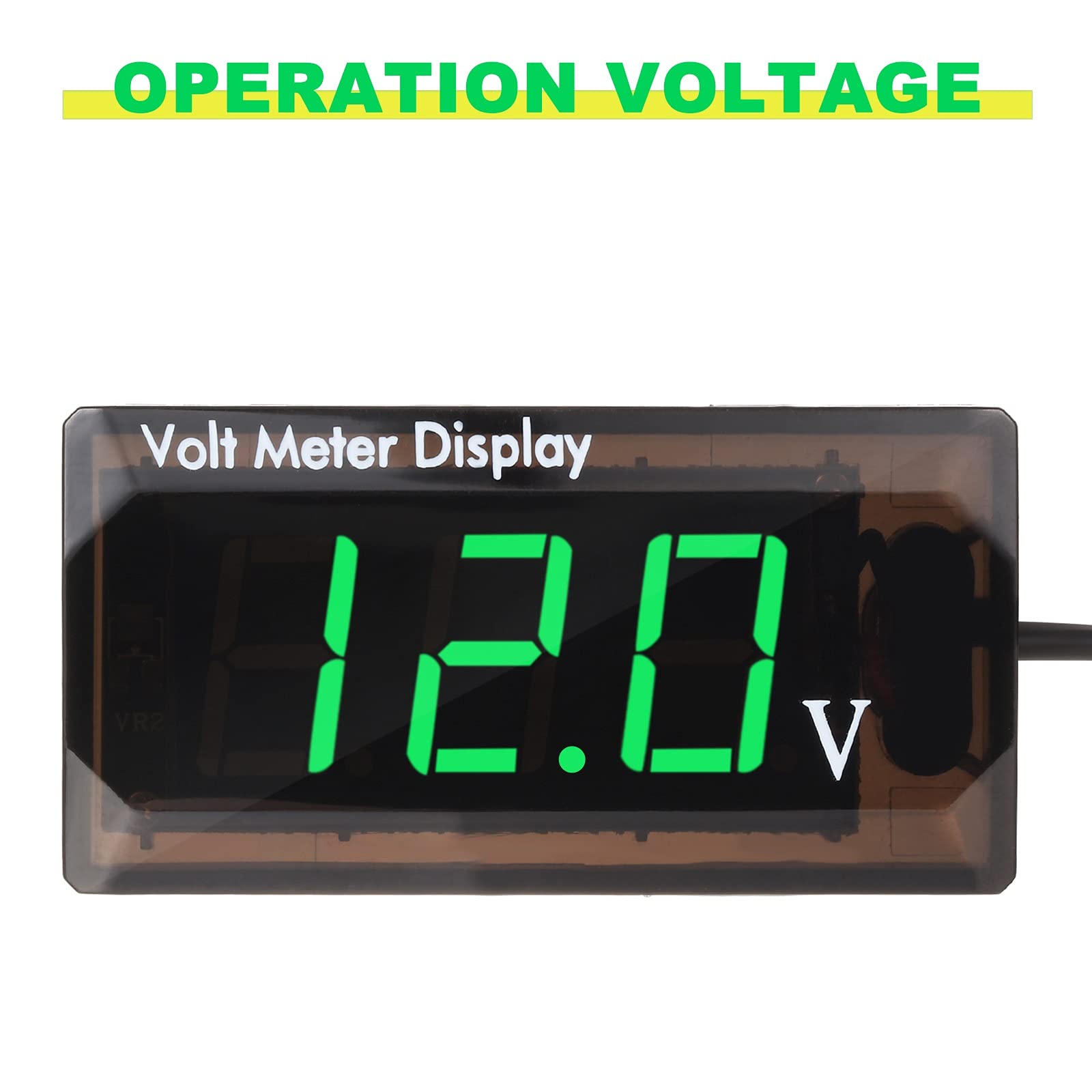 Frienda 12V voltmeter in car boat and motorcycle applications for monitoring