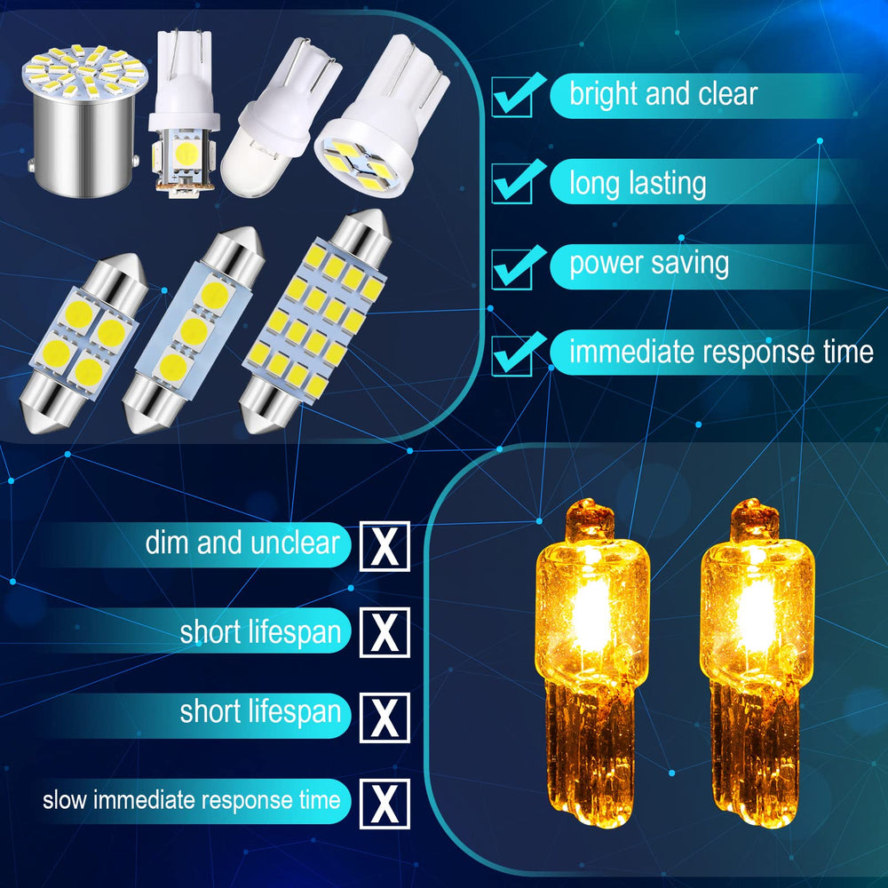 Frienda 41mm LED car bulb fits common sockets with stable glow.