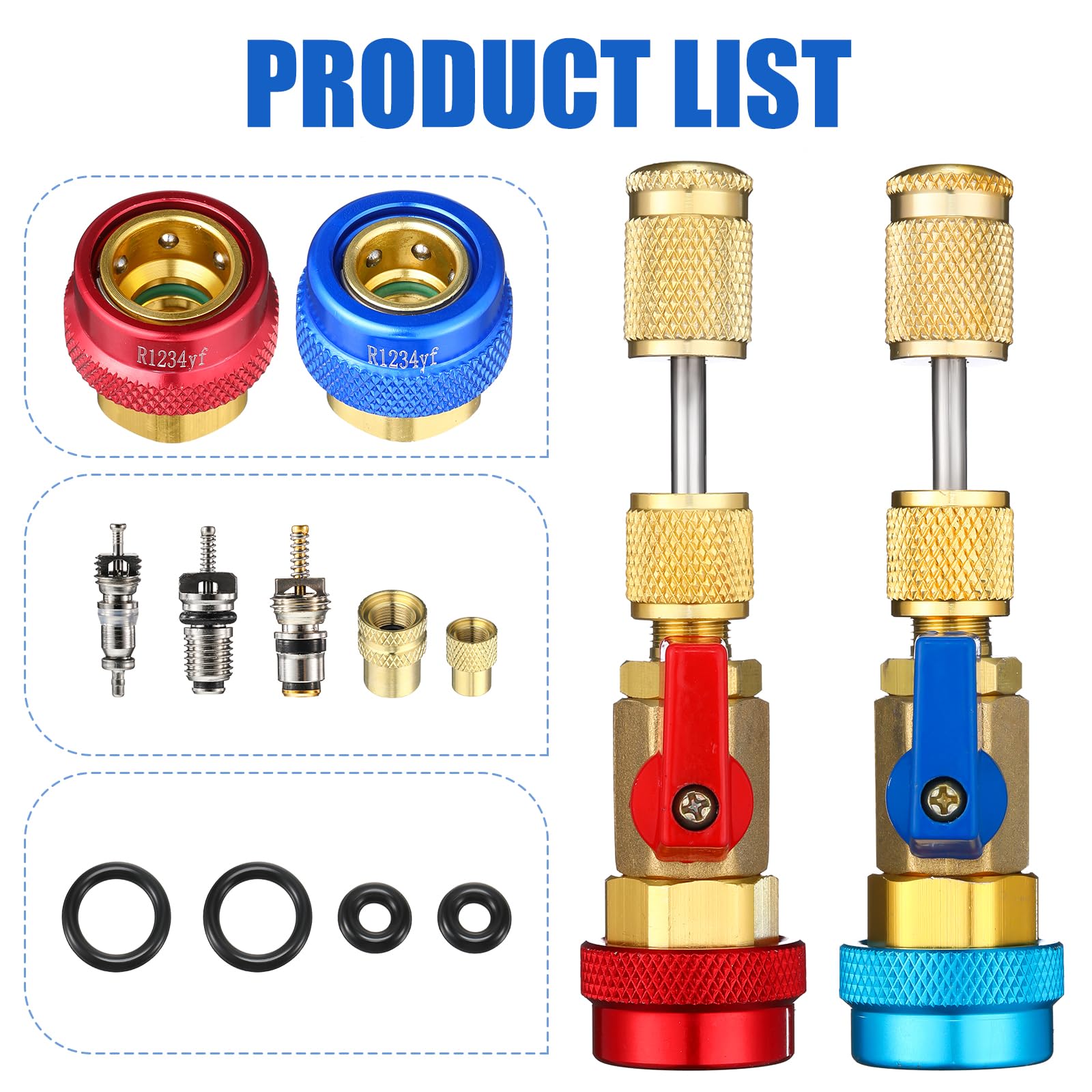 Frienda general AC valve kit supports various vehicles and repairs