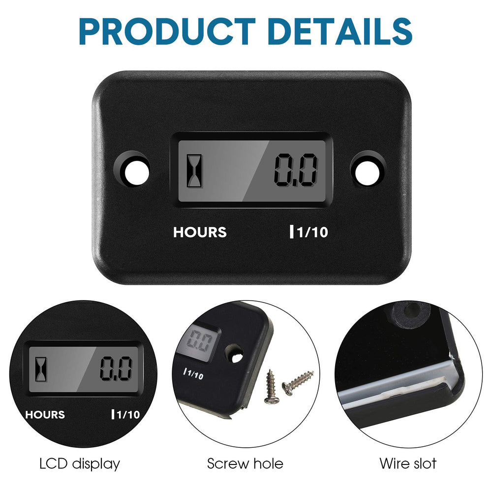 Frienda auto shutdown tachometer shown for engine protection