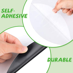 Frienda blank car magnet 12-inch round black DIY use, versatile