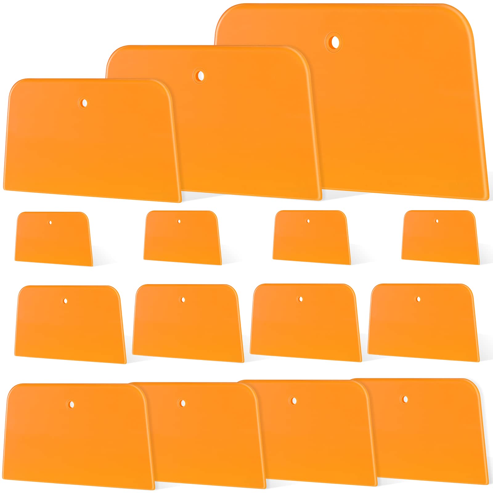 Frienda body filler spreaders trapezoid set for precise auto body application.