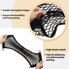 Frienda car storage net with mounting hardware for stable fit