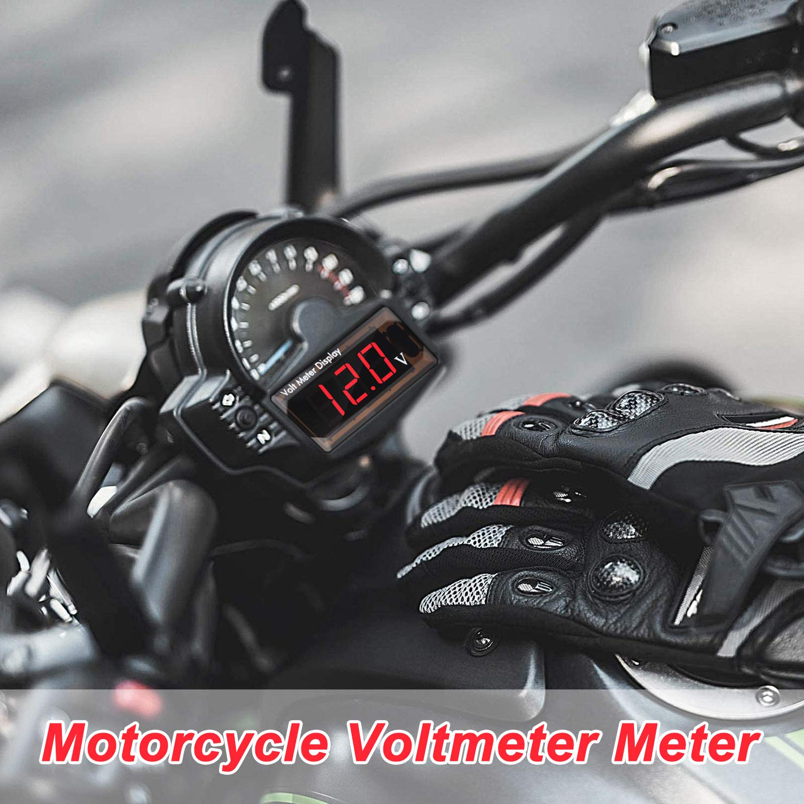 Frienda car voltmeter on dash aids quick battery status checks.
