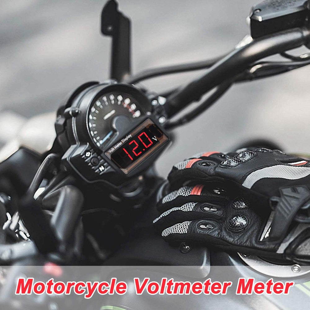 Frienda car voltmeter on dash aids quick battery status checks.