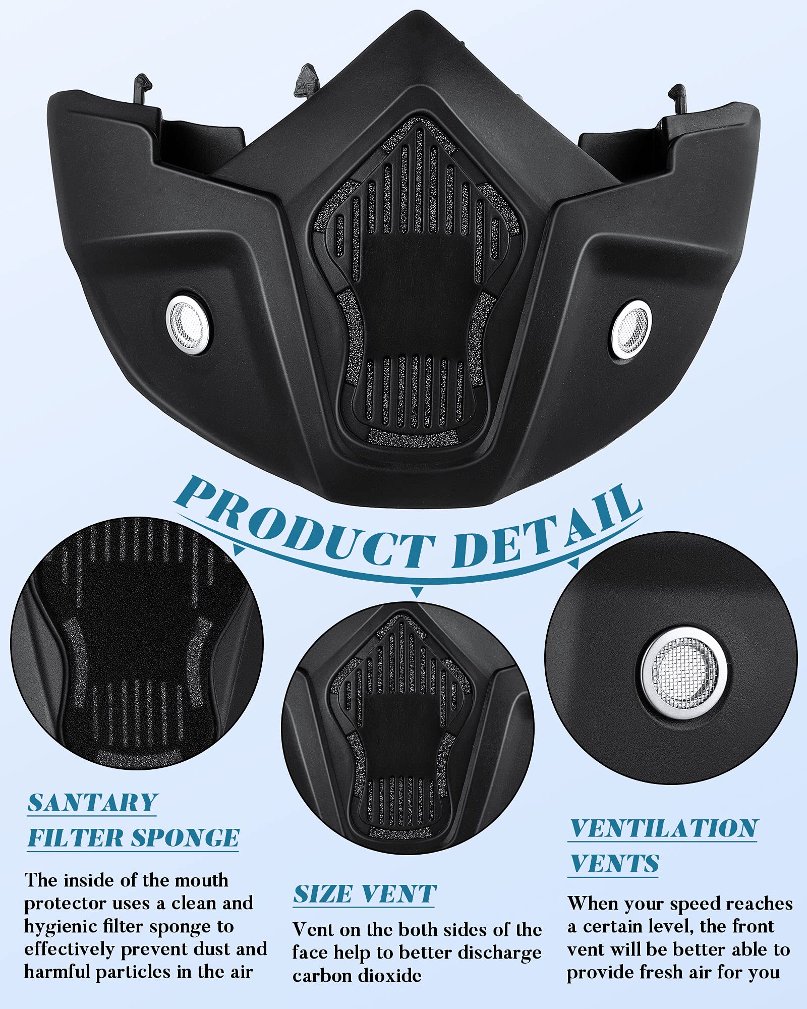 Frienda detachable face mask for easy wear during activities