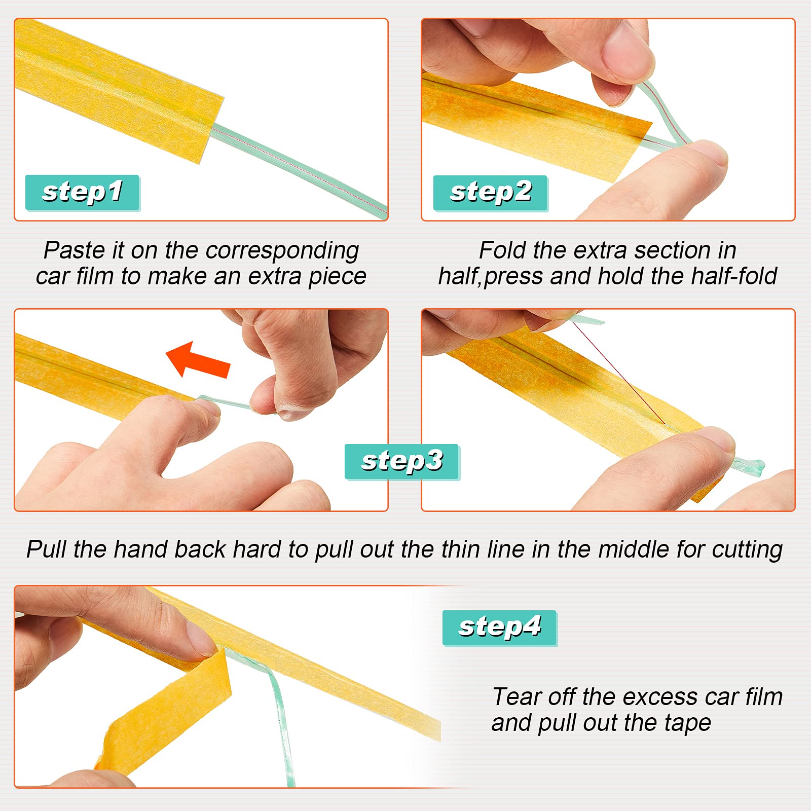 Frienda edge detailer enables easy cuts without a knife on film.
