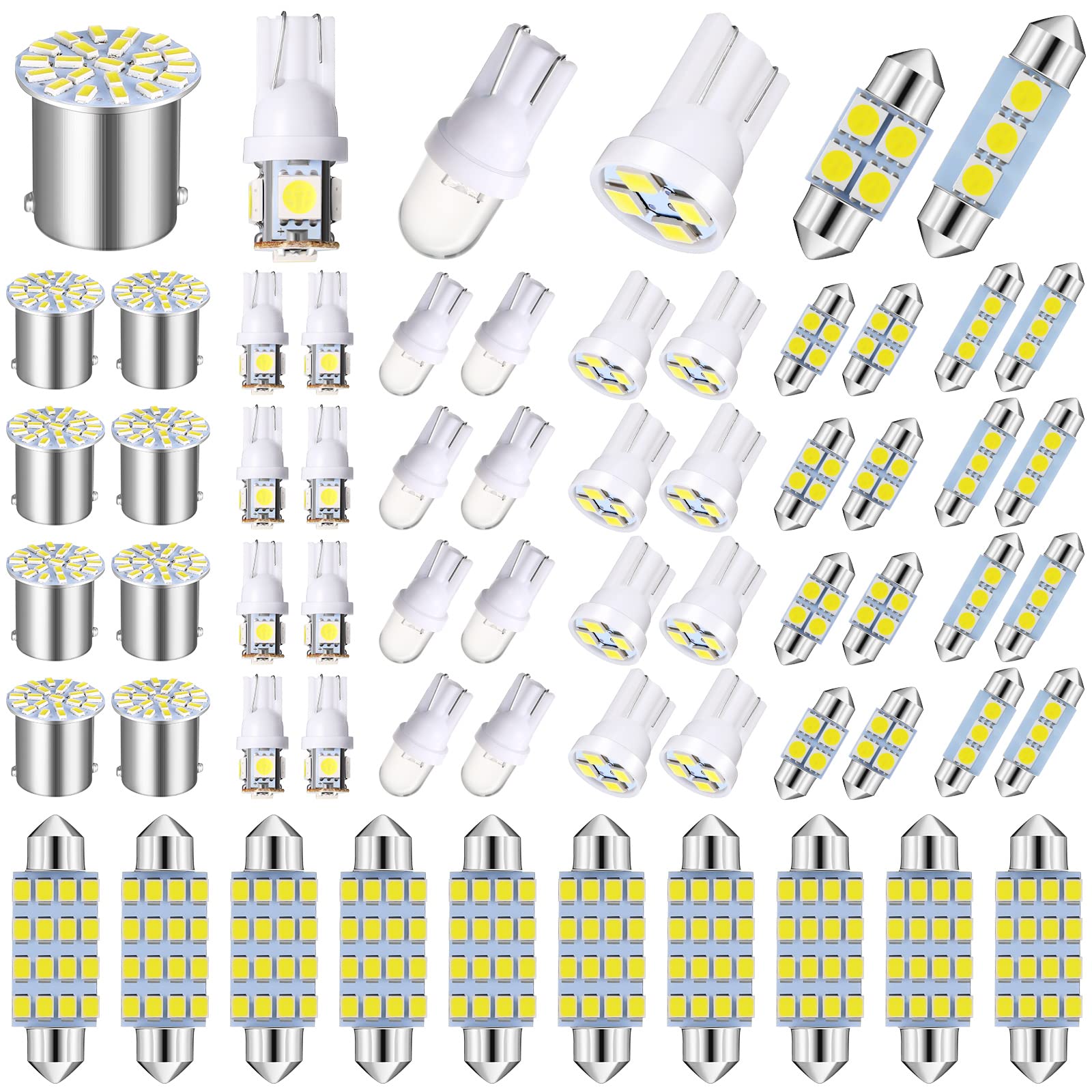 Frienda interior LED light kit 70pcs provides bright, energy-efficient cabin illumination.