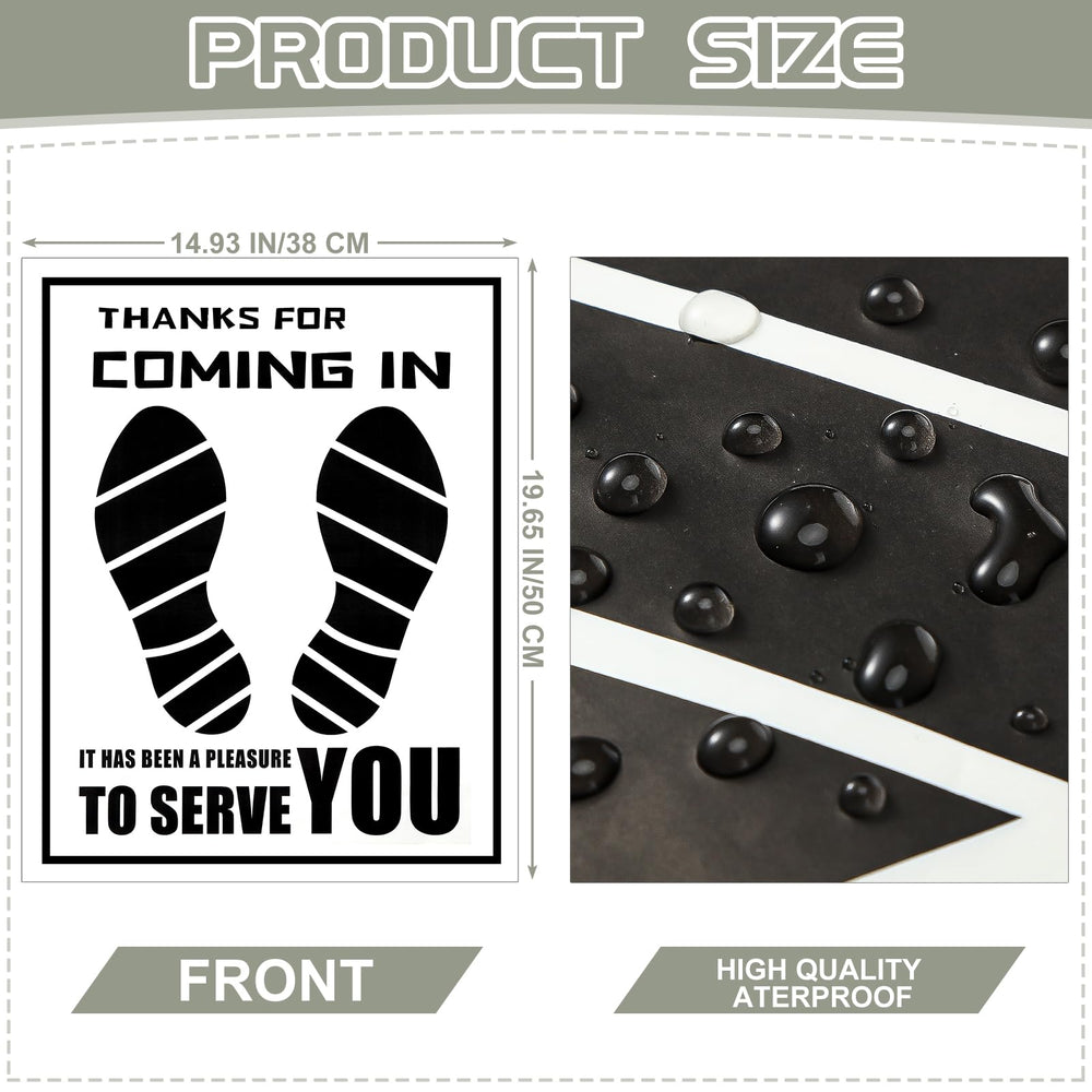 Frienda kraft paper floor mats covered with plastic film for durable interior protection