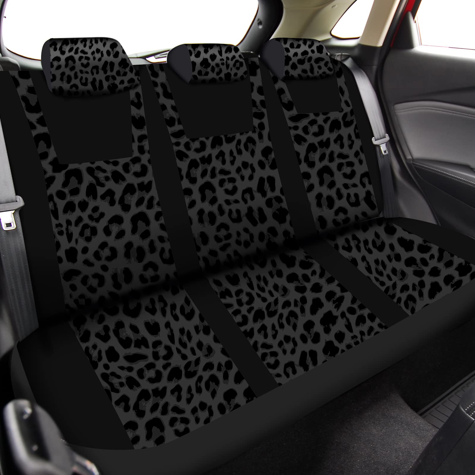 Frienda leopard car cup holders protect drinks and keep car clean