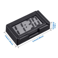 Frienda mini digital clock with adhesive on dash for flexible mounting