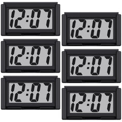 Frienda mini digital clock front view on dashboard for quick time checks