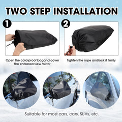 Frienda Oxford cloth rearview cover protects against dust and weather