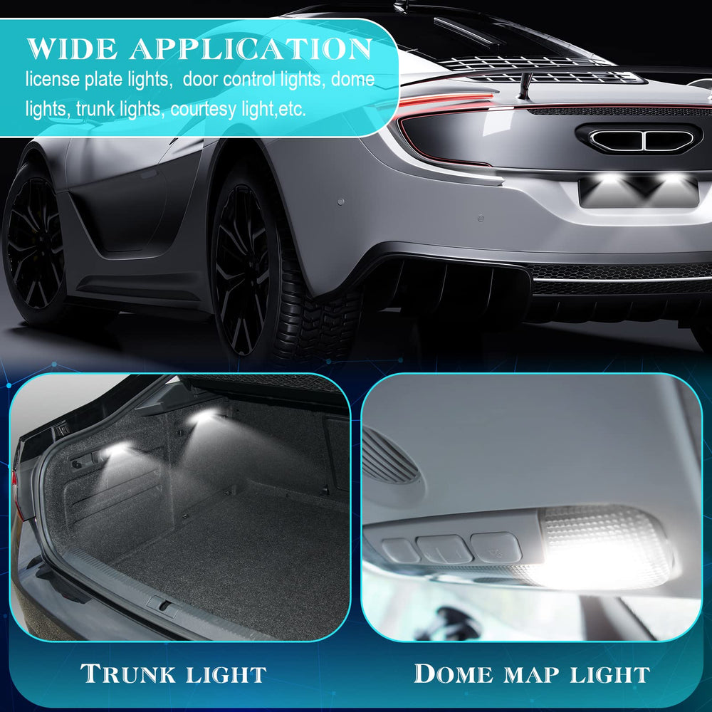 Frienda plug-and-play dome light bulbs install quickly with polarity guidance.