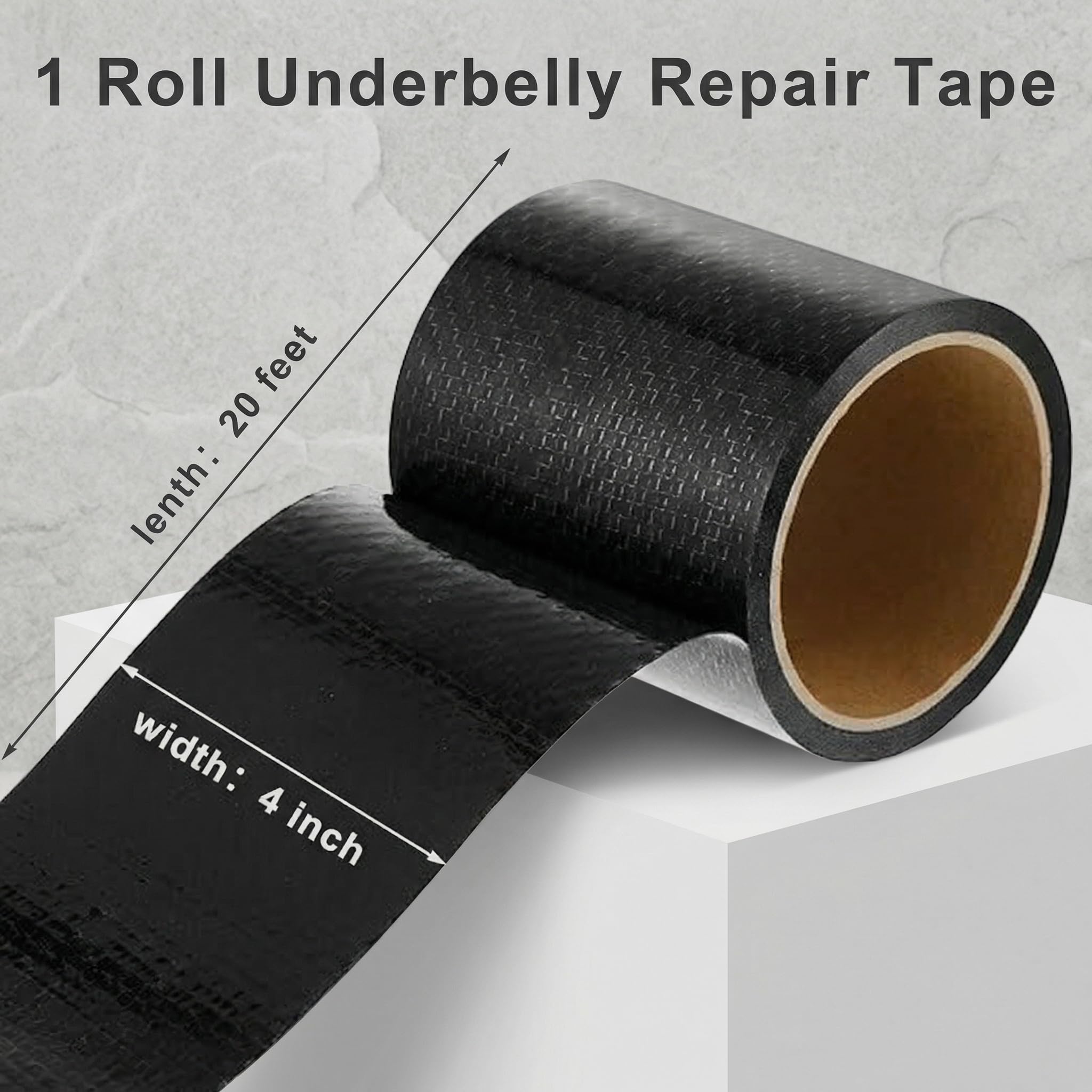 Frienda rv-underbelly-tape-4in-wide provides sturdy patching for tears along chassis