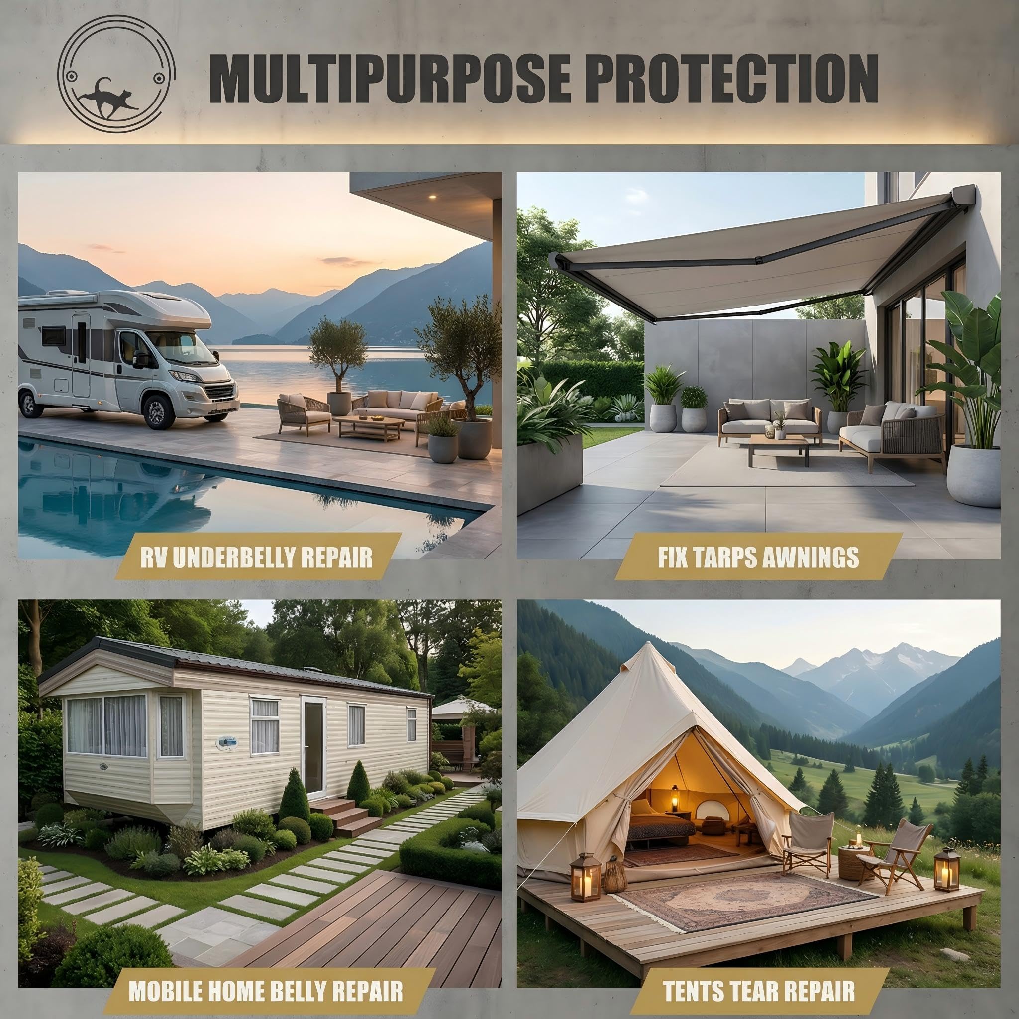 Frienda underbelly tape versatile sealing for campers and trailers