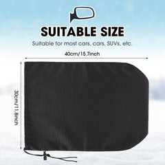 Frienda side mirror cover with drawstring enables fast installation
